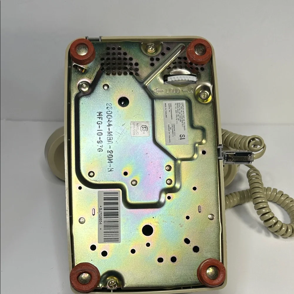 Vintage Beige Push Button Phone 1997 Starplus issue - Picture 3 of 7